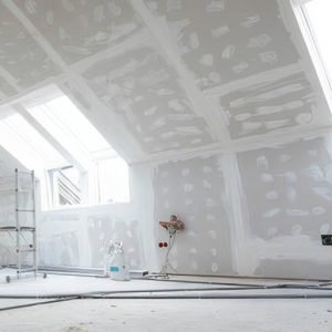 An attic renovation and addition with extensive drywall work carried out by a The Honey Do Service Handyman