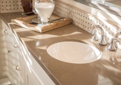 bathroom countertops with dual sinks