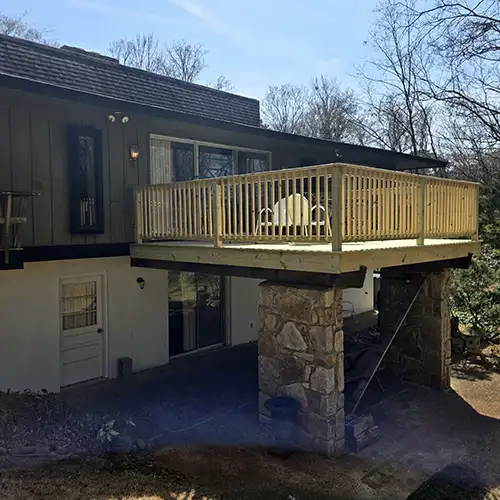 Customer Photo: Elevated Raised Deck Construction - Fountain City, TN